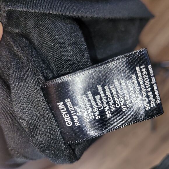 Elegant Black Asymmetrical Dress - Picture 7 of 7